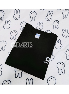 日本DARTSLIVE LOGO T恤 纯棉 飞镖官方限量周边商品