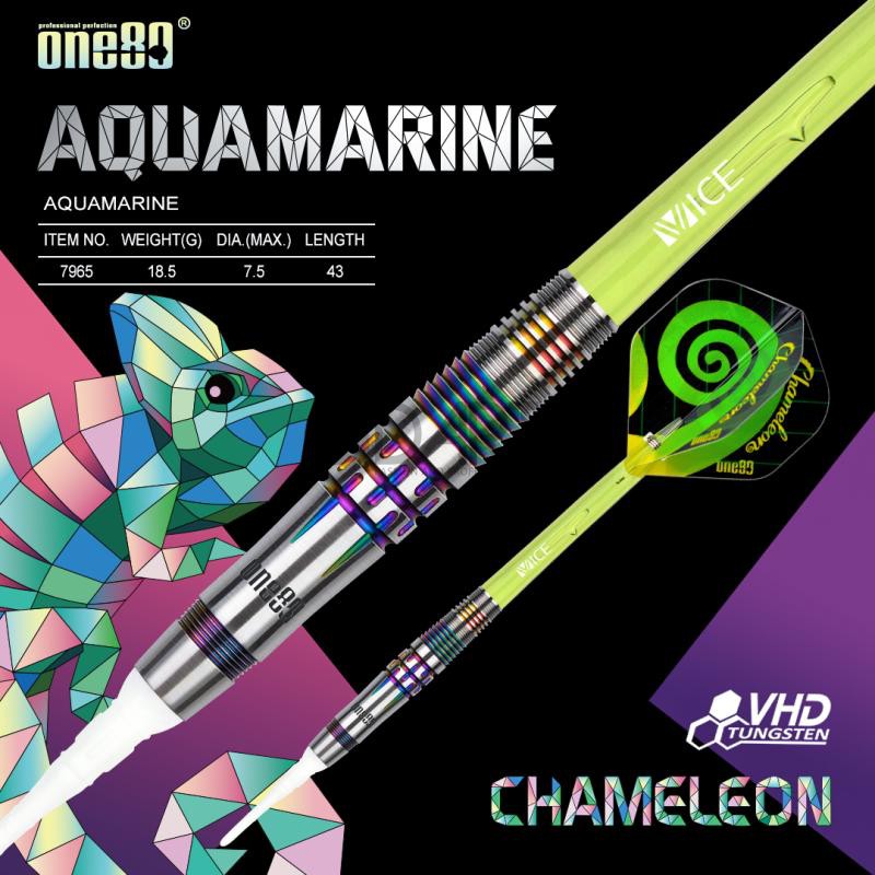 新手推荐！ONE80【AQUAMARINE】Chameleon变色龙系列钨钢飞镖