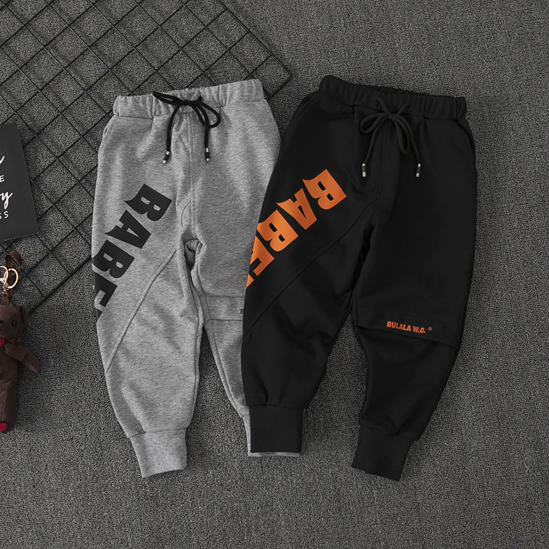 运动裤男童春秋纯棉新款时尚