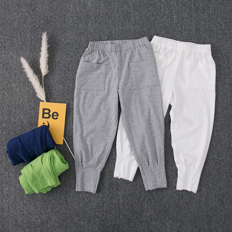 男童白色长裤韩版时尚春秋薄款