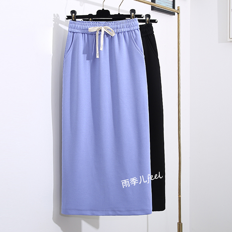 中长款休闲直筒显瘦半身裙卫裙