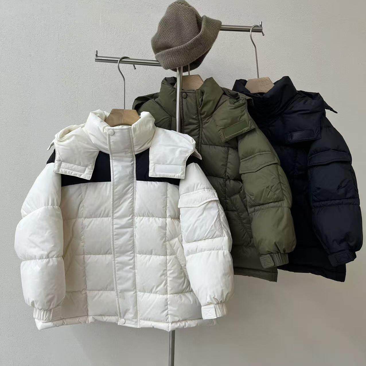 简历家男女童三防面料儿童羽绒服