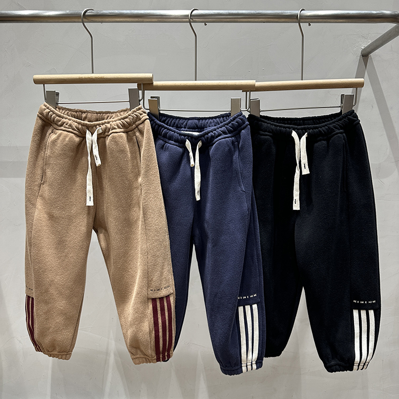 简历家长裤运动裤加绒儿童卫裤