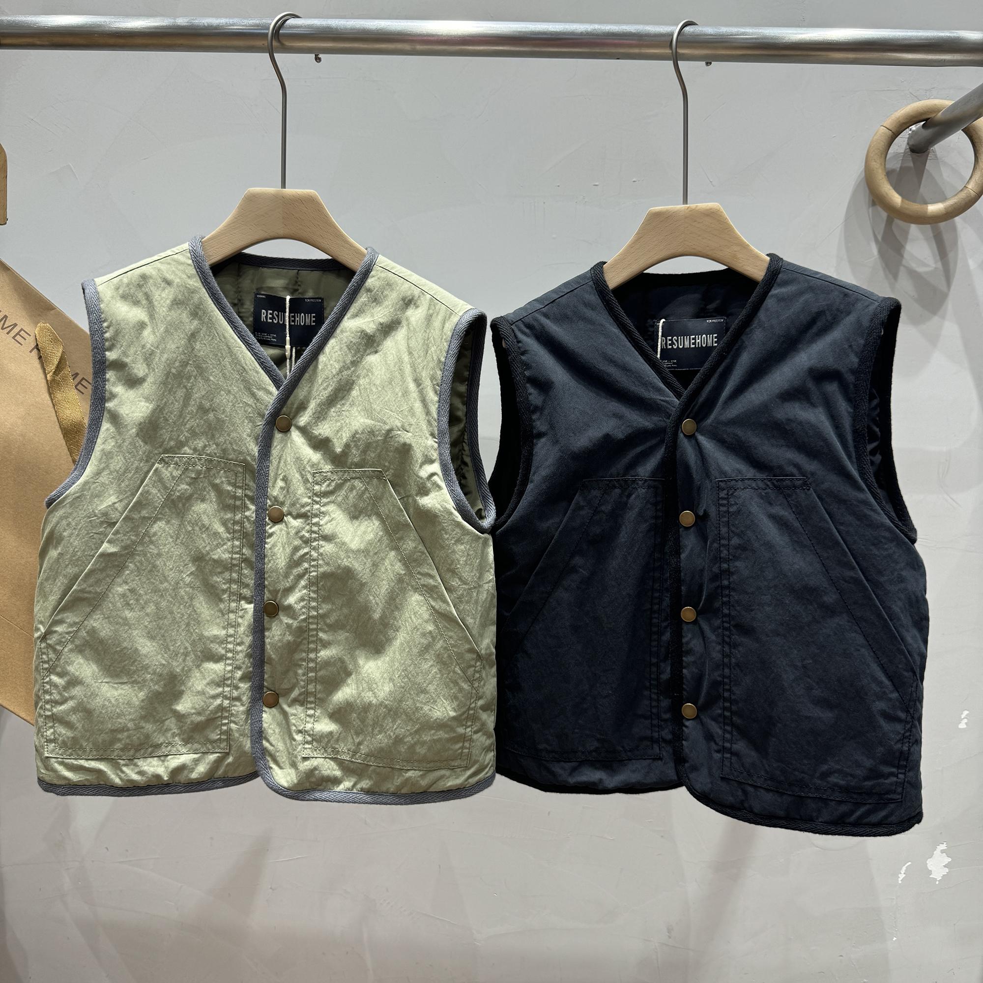 简历家秋冬双面穿夹棉儿童马甲