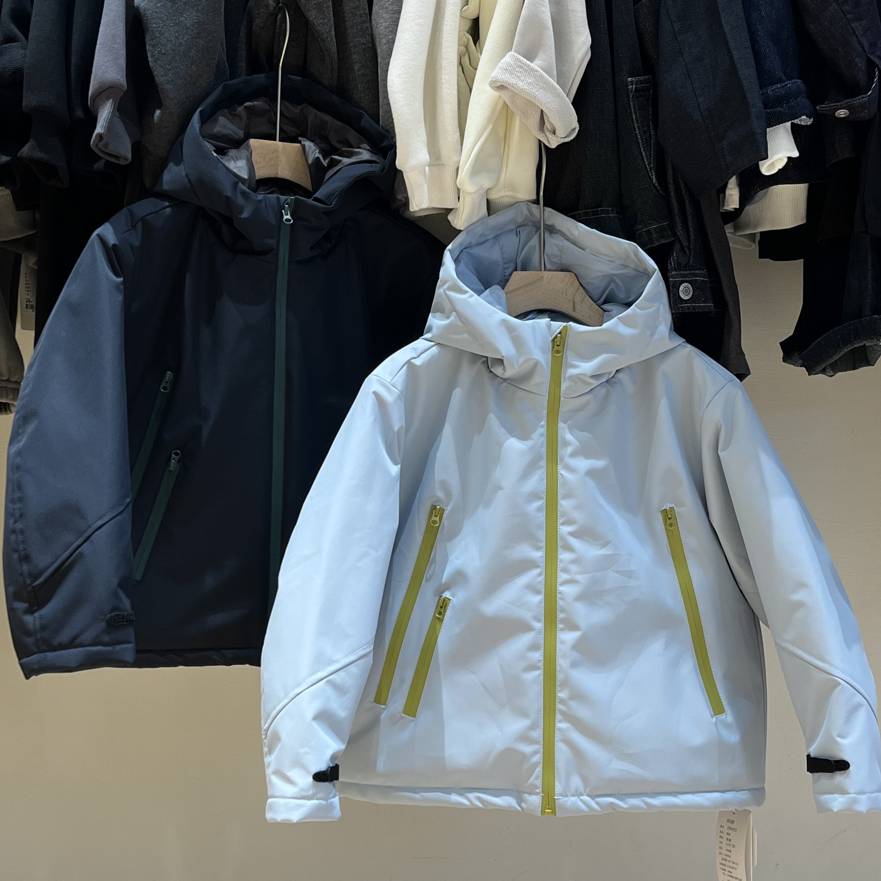 简历童装儿童防风连帽棉服外套