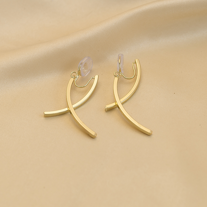 高级感轻奢耳环蚊香盘耳夹无耳洞