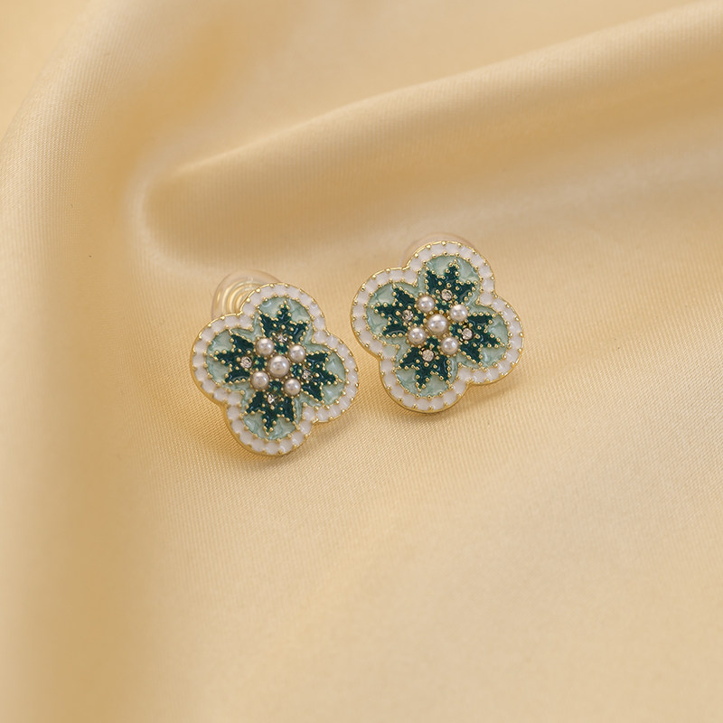 复古宫廷风花朵耳环轻奢高级感耳钉独特小众气质蚊香盘耳夹无耳洞,饰品/流行首饰/时尚饰品新,耳夹,淘宝优惠券,粉丝福利购,淘宝优惠卷