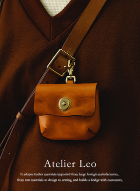 意大利进口纯牛皮  真皮钥匙包男零钱包卡包复古手工耳机包小挂包