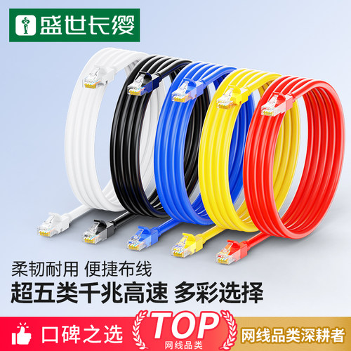 超五类网线家用高速网络连接线