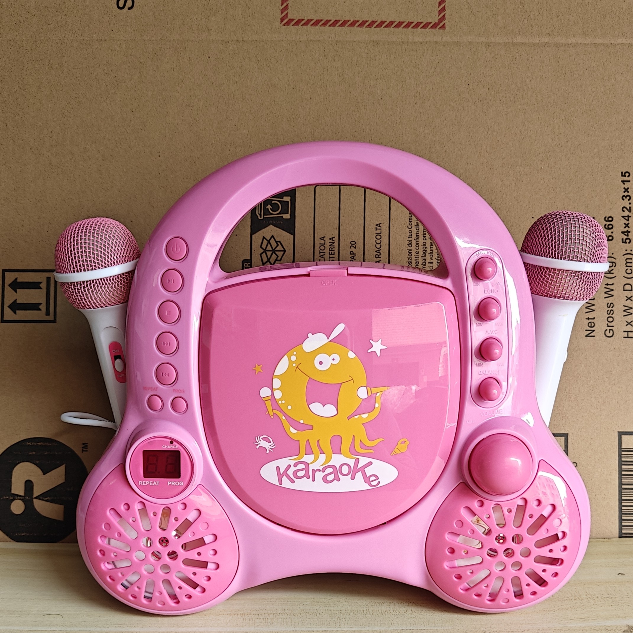 德国AUNA卡拉ok机CD机cd播放器cd播放机儿童生日礼物早教机宝玩具