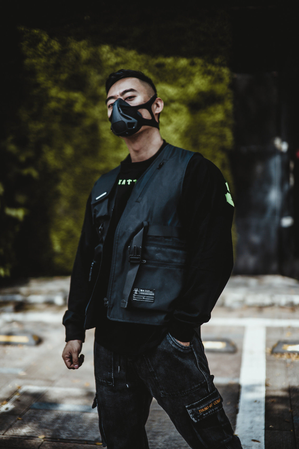MAXATTACK潮牌机能外套男 军事战术机马甲背心日系多口袋工装坎肩