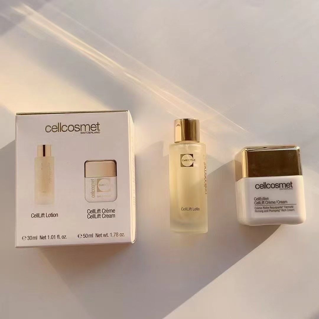 Cellcosmet/瑞妍赋颜新生活力面霜50ml 生机精华水30ml套盒紧致