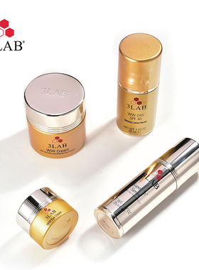 美国3LAB正装 3合1防晒 唇膏 WW面霜 M面霜 h精华 铂金面霜