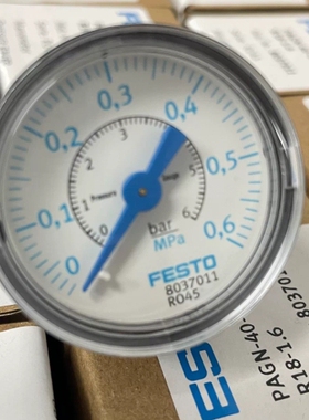 费斯托FESTO 8037011 压力表 PAGN-40- 议价
