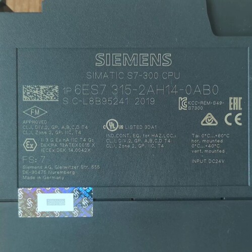 西门子S7-300 CPU，型号6ES7 315-2AH14 议价
