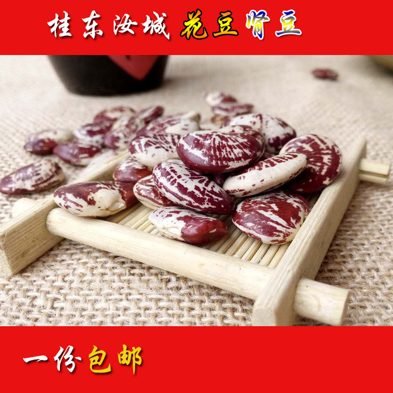 郴州特产桂东花豆 斑马豆肾豆五谷杂粮汝城花豆420克芸豆包邮