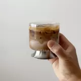 Импортный милый стеклянный бокал