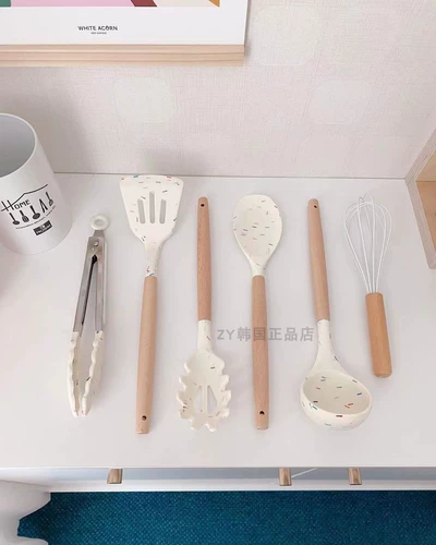 Корейская покупка Silicone Shovel Spoon Spoon Spoon Spoon Spoin