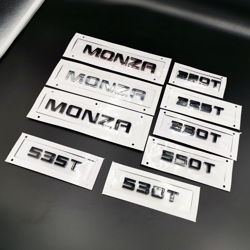 适用科鲁泽改装后车标320325T字母标MONZA后备箱盖后字标牌后尾标