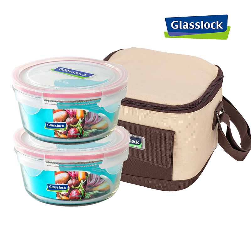 glasslock韩国进口保鲜盒2件套