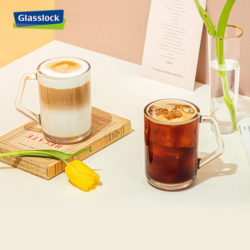 glasslock进口钢化玻璃水杯350ml