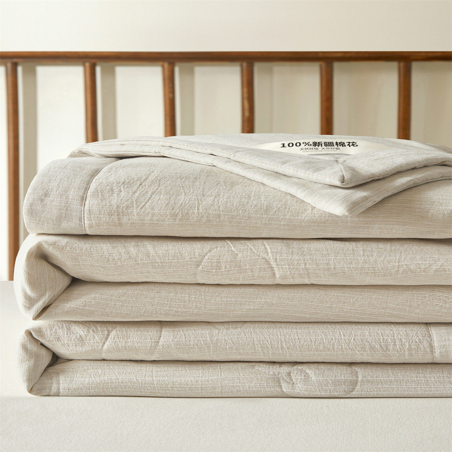 2026新款纯色棉麻夏被100%新疆纯棉花被夏凉被空调被可机洗夏季被