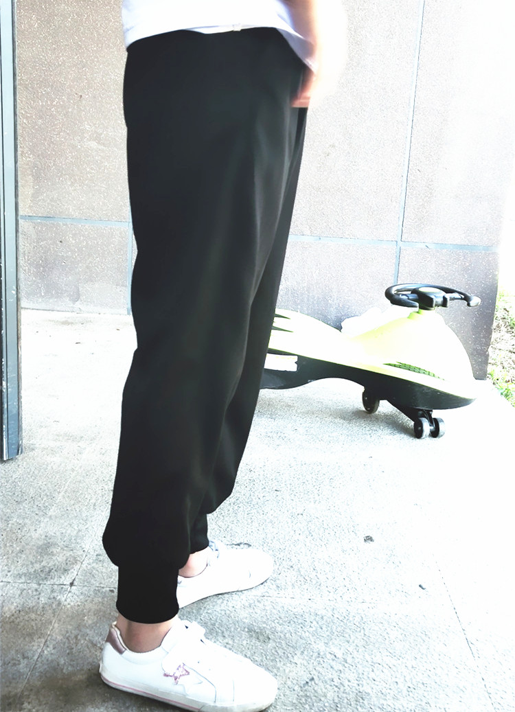 纯色束脚校服裤子男女初学生净版