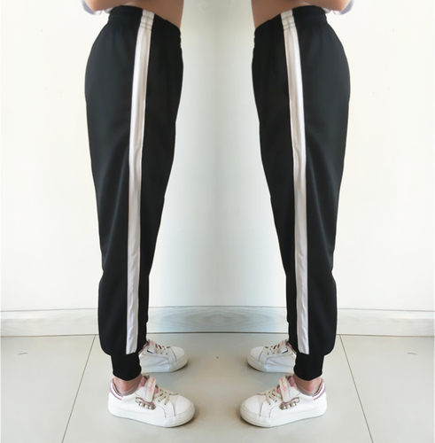 春夏季校服运动裤两条杠初中