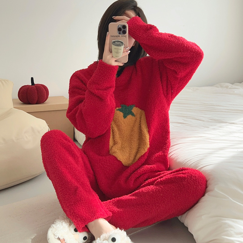 橘子软绵绵家居服套装女