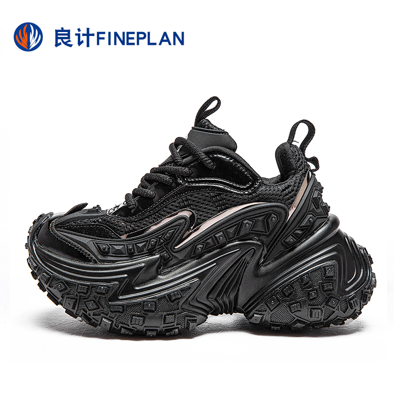 良计FINEPLAN男女厚底增高老爹鞋