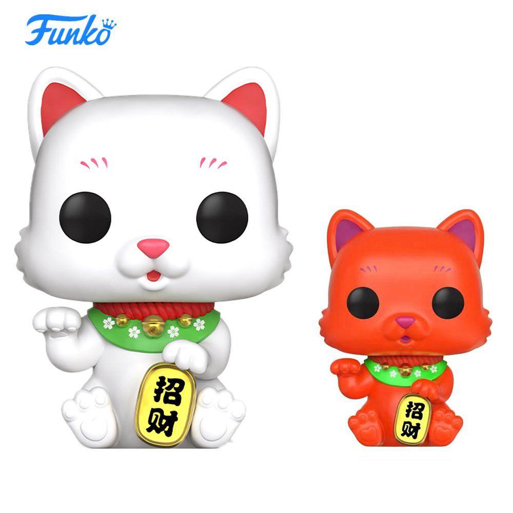 Funko POP幸运猫亚洲版招财猫摆件限定摇头公仔玩具手办6英寸Asia