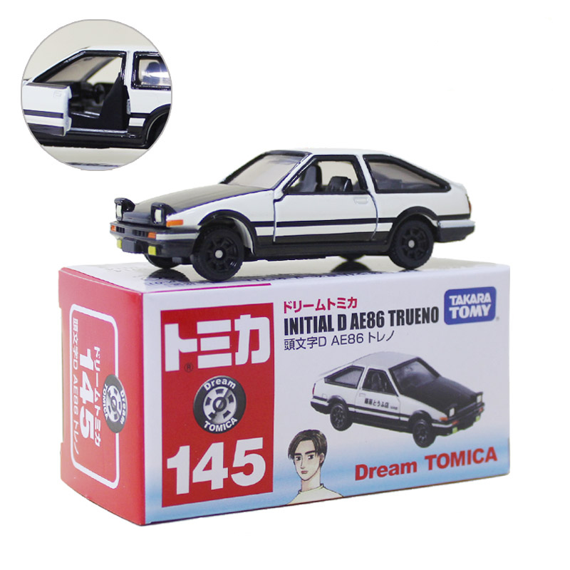 TOMY多美卡梦之仿真车头文字D藤原拓海豆腐车 丰田AE86卡罗拉 145