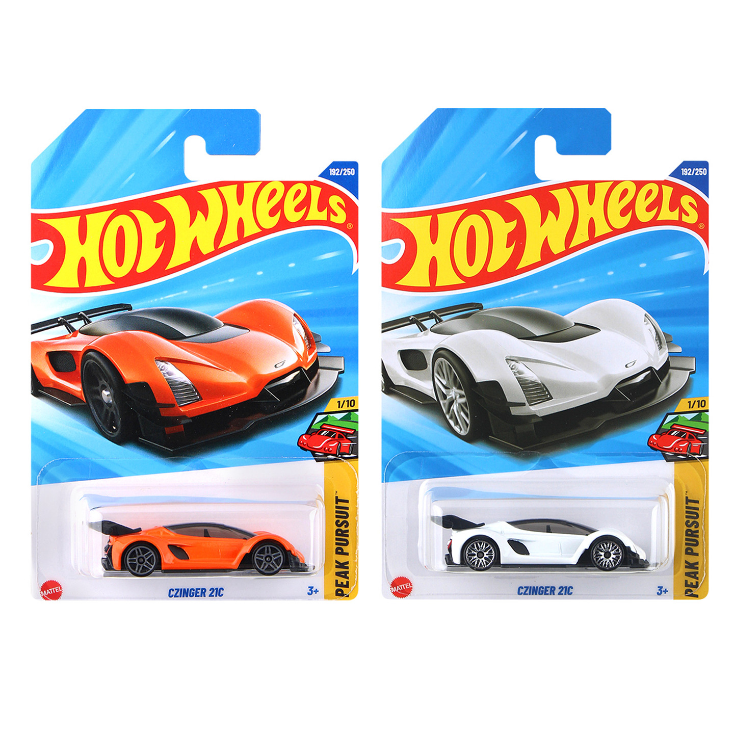 风火轮火辣小跑车合金小车模型