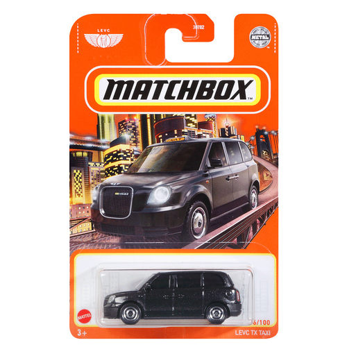 MATCHBOX火柴盒小车模型玩具合金轿车吉利伦敦出租车LEVC TX TAXI