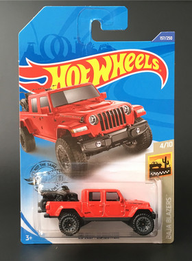 风火轮火辣小跑车模型玩具吉普角斗士卡车'20 JEEP GLADIATOR 20J