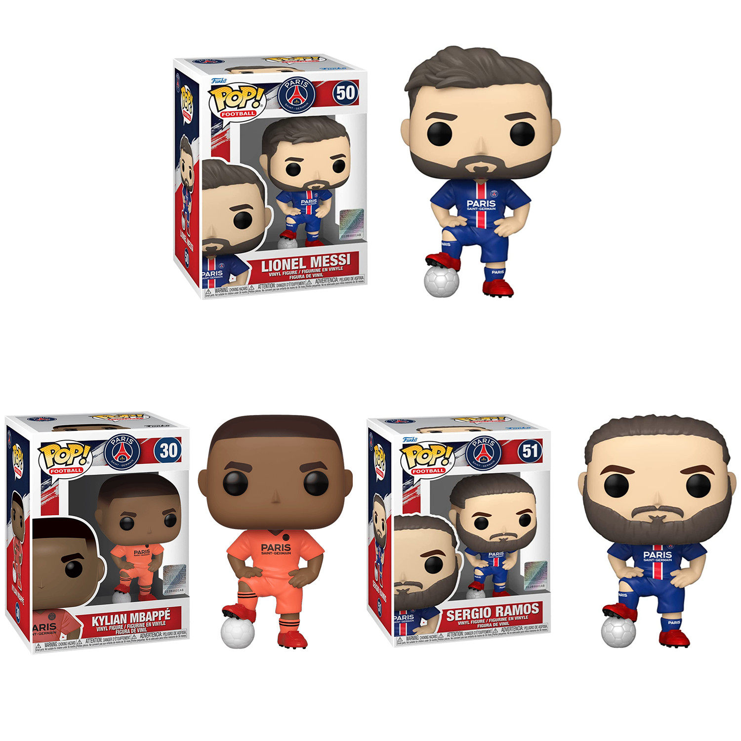 FunkoPOP足球明星梅西姆巴佩