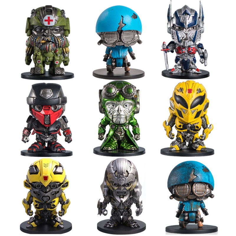 HEROCROSS变形金刚5 Q版2寸小公仔擎天柱大黄蜂摩托热破模型玩具|ruв категории плесень играть/Аниме/вокруг/cos/настольные игры, достигает/Мека модели/робот/деформации, Трансформеры модели зоны - от Buy2taobao.com для оказания профессиональной услуги покупки агента Taobao