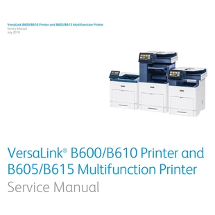 B605 B610 B615打印机服务手册 XEROX施乐VersaLinkB600 维修资料