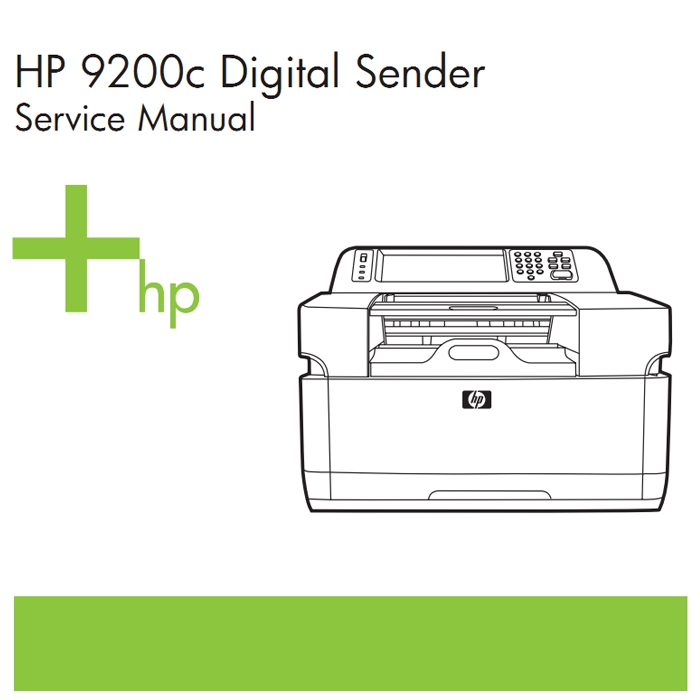 维修资料 惠普HP 9250C商用扫描仪拆机手册服务手册故障代码