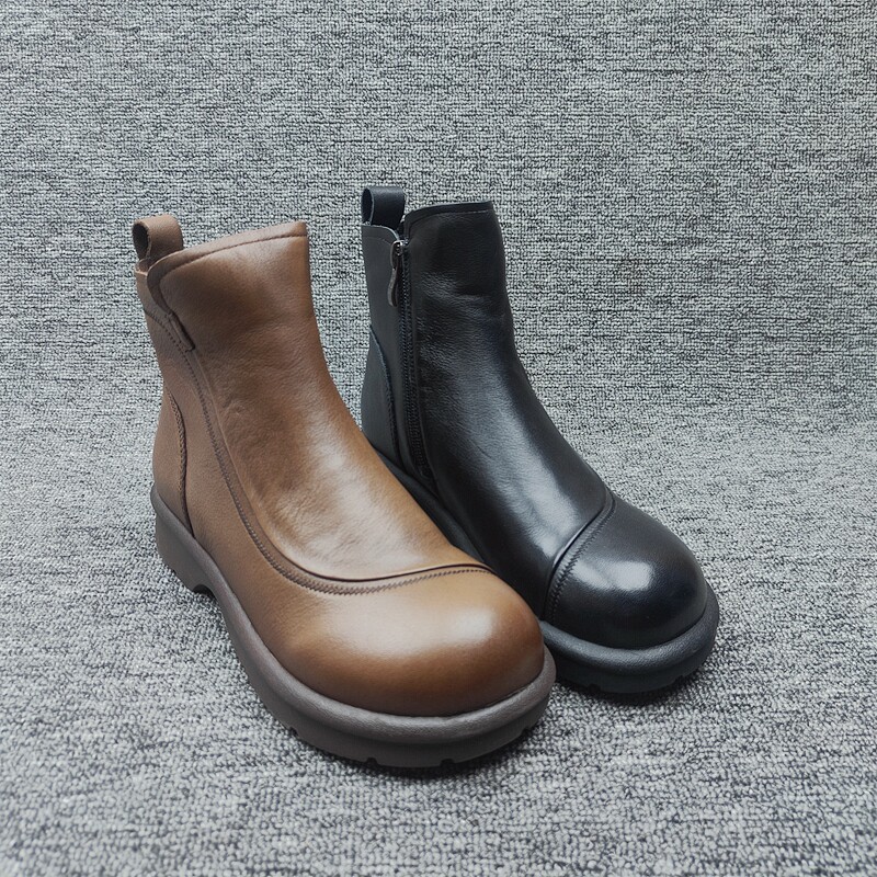 25尾货工厂断码处理女鞋短筒马丁