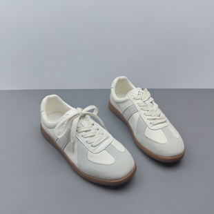 特~福利！头层牛皮小白鞋真皮平底防滑阿甘鞋防滑透气时尚女单鞋