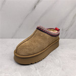 断码清仓真皮磨砂牛皮加厚保暖羊混毛包头拖鞋撤柜冬季新款女棉鞋