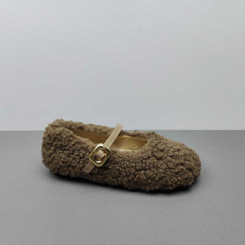 25春季真皮乐福鞋女鞋圆头平底羊羔毛平底加绒豆豆鞋浅口女棉鞋,女鞋,乐福鞋（豆豆鞋）,淘宝优惠券,粉丝福利购,淘宝优惠卷