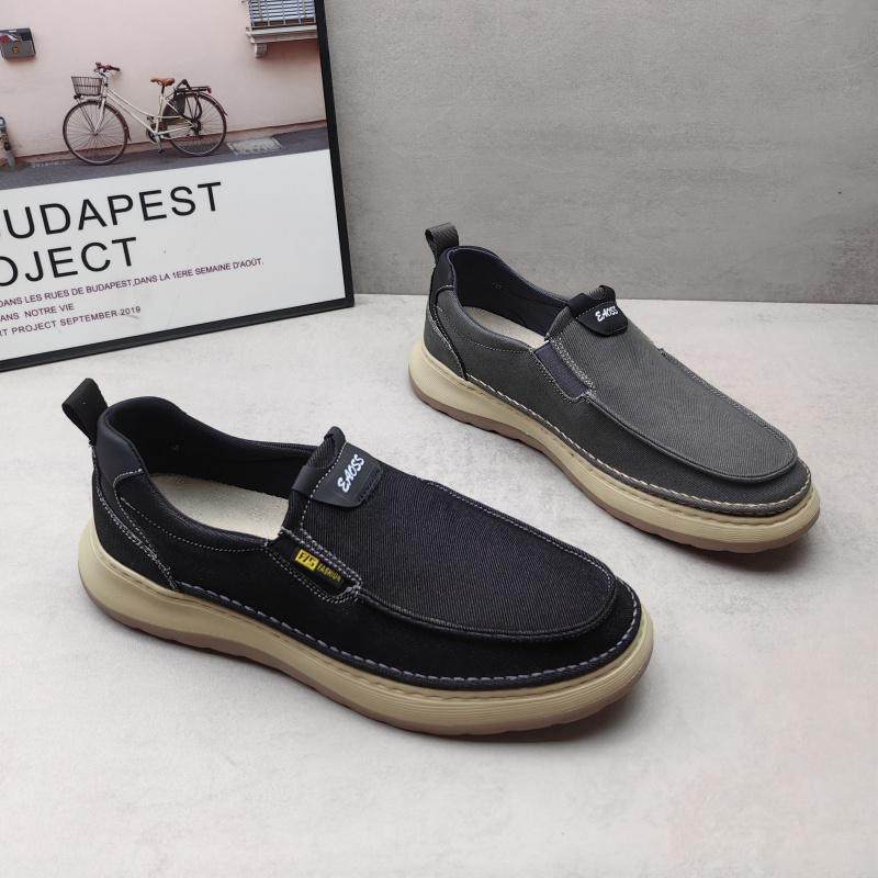 断码清仓休闲男单鞋套脚懒人布鞋春季透气新款开车鞋子薄款散步鞋