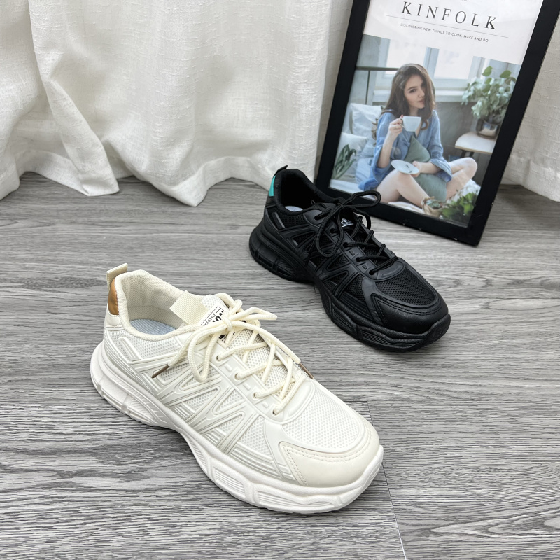 厚底舒适透气网面休闲运动老爹鞋