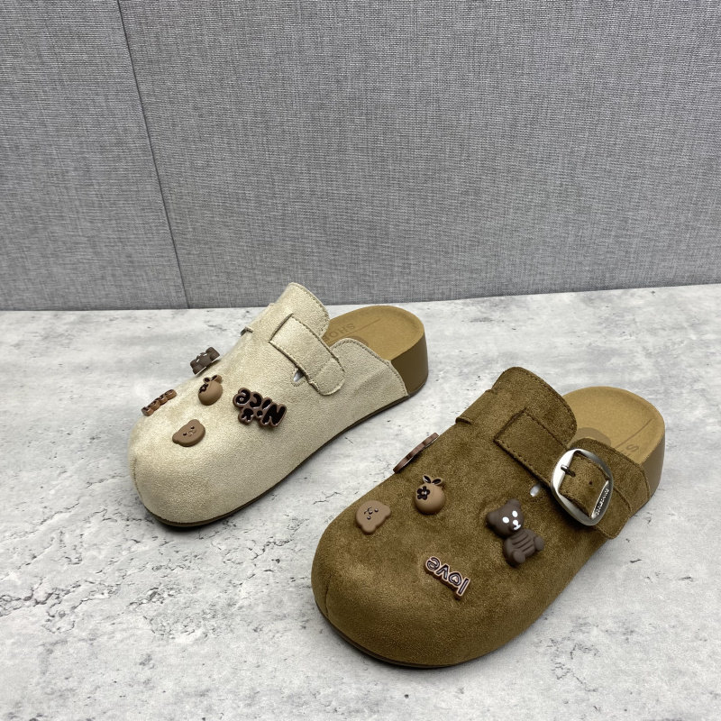 春季新款增高厚底蝴蝶结包头拖
