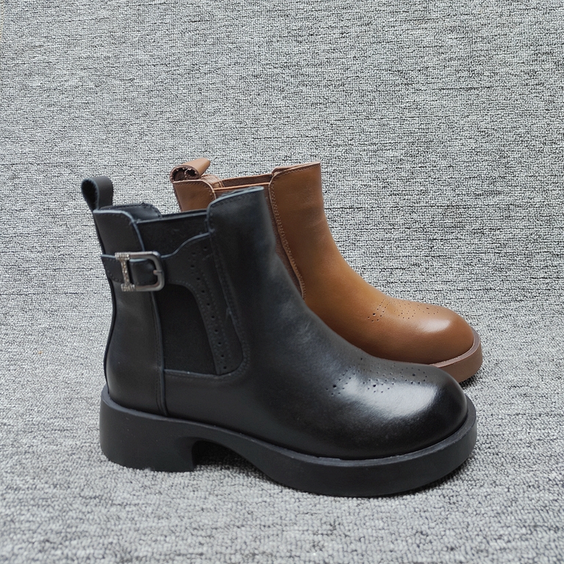 2025尾货工厂断码处理女鞋马丁靴