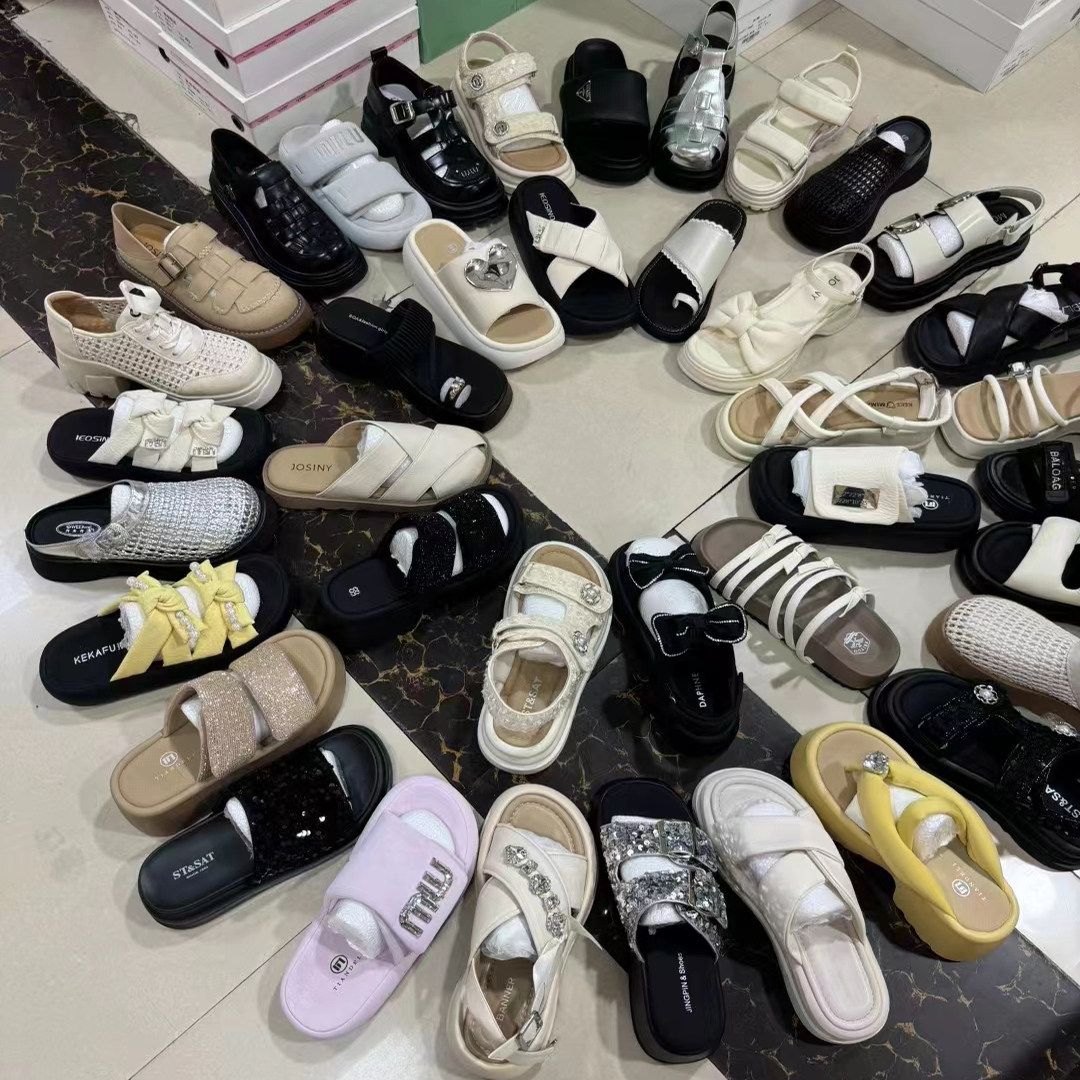 夏季断码厚底清仓镂空轻便女凉鞋女拖鞋网布鞋女单鞋款式任选