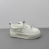 休闲风松糕底小白鞋 百搭40码 女透气厚底增高运动休闲鞋 四季