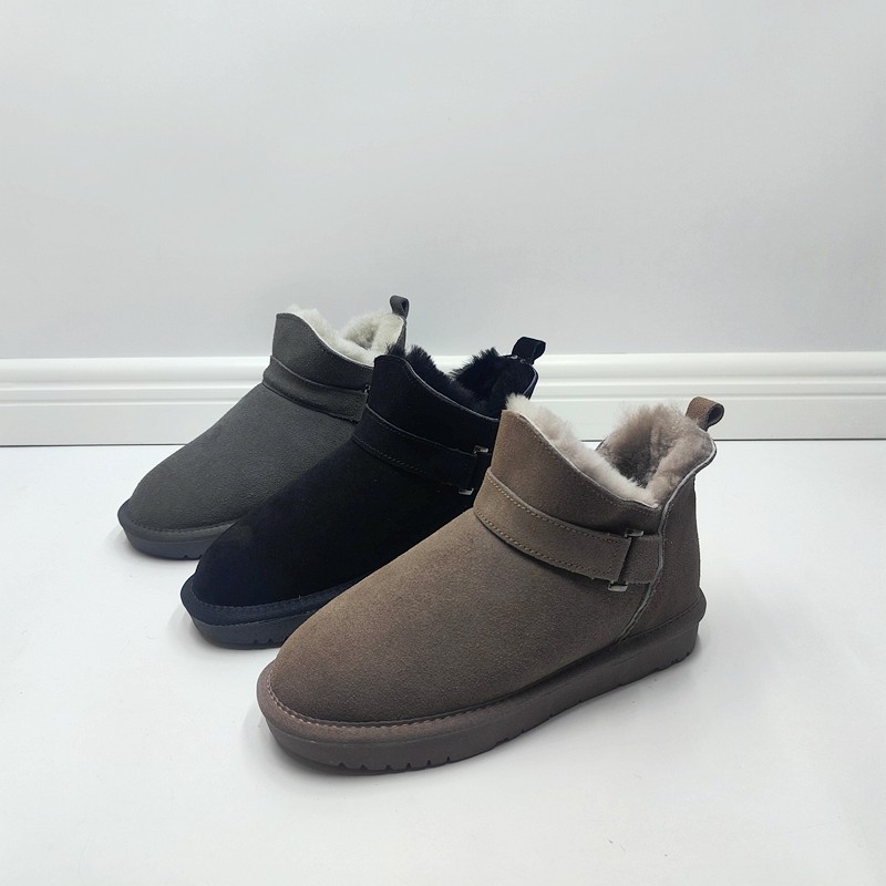 撤柜尾货处理冬季新款真皮女棉靴羊毛雪地靴加厚百搭真皮牛皮厚底,女鞋,时尚雪地靴,淘宝优惠券,粉丝福利购,淘宝优惠卷